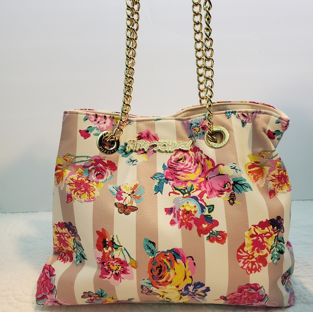 Betsey Johnson Floral Shoulder Purse